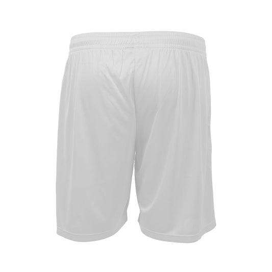 white unisex badminton shorts, buy badminton shorts white color, FZ Forza white polyester shorts, anti-static court shorts white, Dryforze technology shorts, stretchable sports shorts white, breathable badminton shorts, unisex white sports shorts, FZ Forza performance apparel, white badminton gear men women, badminton training shorts white, anti-shrink sports shorts, stylish badminton shorts white, FZ Forza anti-pilling white shorts, badminton shorts with Dryforze, soft polyester court shorts