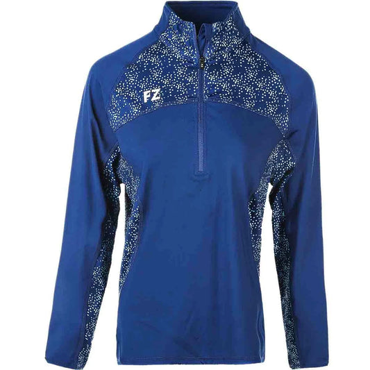 women’s estate blue jacket, FZ Forza Lavida jacket, court jacket for female players, breathable women’s jacket estate blue, Dryforze training jacket women