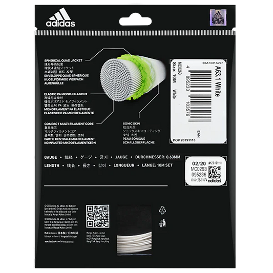 Buy Adidas Kalkul A63.1 String, Shop Adidas Kalkul Badminton String, Adidas Kalkul A63.1 Racket String, High Tension Badminton String Adidas, Adidas Badminton String for Power, Durable Adidas Kalkul String, Best String for Badminton Rackets, Buy Adidas String Online, Precision Control Badminton String, Adidas Kalkul 63 Badminton String, Adidas Badminton Gear String, Shop Adidas Racket Accessories, Buy Adidas String for Badminton, Adidas High Performance String, Badminton Racket String Adidas Kalkul