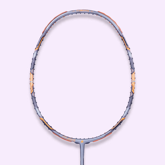 kawasaki hammer 6770, head heavy badminton racket, 3U weight racket, graphite badminton racket, kawasaki intermediate racket, 18–28 lbs tension racket, 30T high modulus graphite, durable smash racket, racket for power play, kawasaki badminton gear, hammer series racket, badminton racket for offense, kawasaki graphite shaft, training racket badminton, head heavy racket for smashes, unstrung racket, 3U G1 badminton racket, badminton tournament racket, advanced intermediate racket, kawasaki power racket