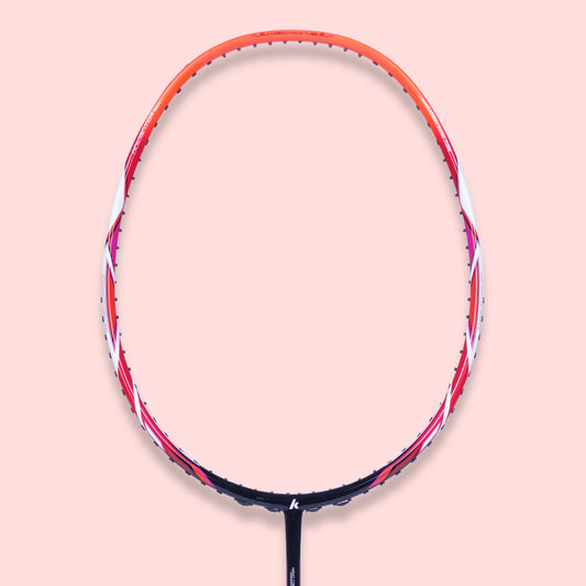 kawasaki navigator 3260, medium flex badminton racket, graphite racket for advanced players, 3U racket weight, 18–24 lbs tension, kawasaki badminton bat, 24T graphite frame, badminton training racket, racket for consistent play, navigator series, badminton equipment, kawasaki g1 racket, badminton racket india, high quality racket, tournament play racket, graphite frame badminton, control play racket, kawasaki gear india, durable racket frame, intermediate badminton players