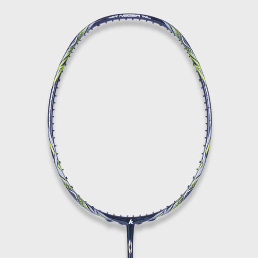 kawasaki nezer 19 ii, advanced badminton racket, 3U graphite racket, 46T + 80T shaft, 30T + 40T frame, 18–32 lbs tension racket, kawasaki badminton india, professional racket kawasaki, medium flex racket, nezer series graphite, badminton racket for tournaments, high string tension, kawasaki g1 racket, badminton gear online, control-focused racket, graphite badminton bat, kawasaki sports equipment, durable shaft racket, racket for competitive play, elite badminton players