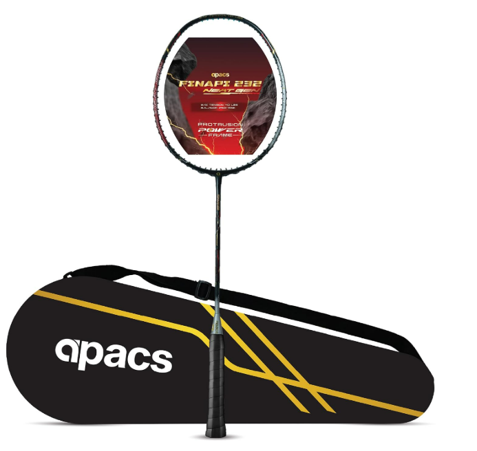 APACS FINAPI 232 NEXT GEN BLACK UNSTRUNG BADMINTON RACQUET