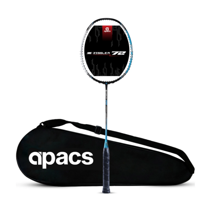 APACS Z-ZIGGLER 72 BLUE BLACK UNSTRUNG BADMINTON RACQUET