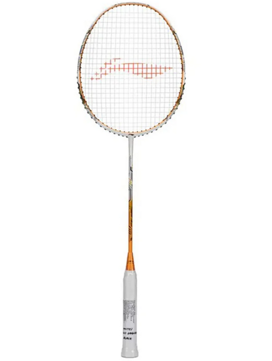 Li-Ning Air Force 78 G3 Badminton Racquet (White/Light Orange/Black)