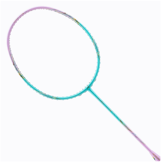 Hundred Aura Lite Unstrung Badminton Racquet (Blue/Pink)