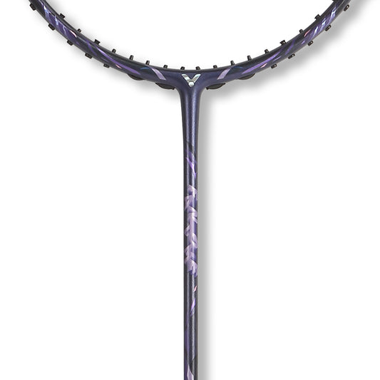 AuraSpeed ARS-FANTOME-J racket, ultra slim frame, professional badminton racket, stiff shaft, nano aerogel frame, high performance fiber, lightweight 4U racket, fast precision shots, top player racket, graphite frame, tournament badminton racket, durable racket, flexible shaft, fast swing racket, purple badminton racket