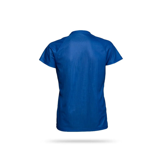 women’s blue badminton t-shirt, breathable polyester t-shirt, quick-dry sportswear for women, lightweight ladies courtwear, durable sports top, training apparel for women, stylish badminton shirt, racket sports tee for women, victor women’s activewear, moisture-wicking badminton shirt, soft fit badminton top, high-performance t-shirt, blue sports clothing for women, tournament ready badminton shirt, victor polyester shirt