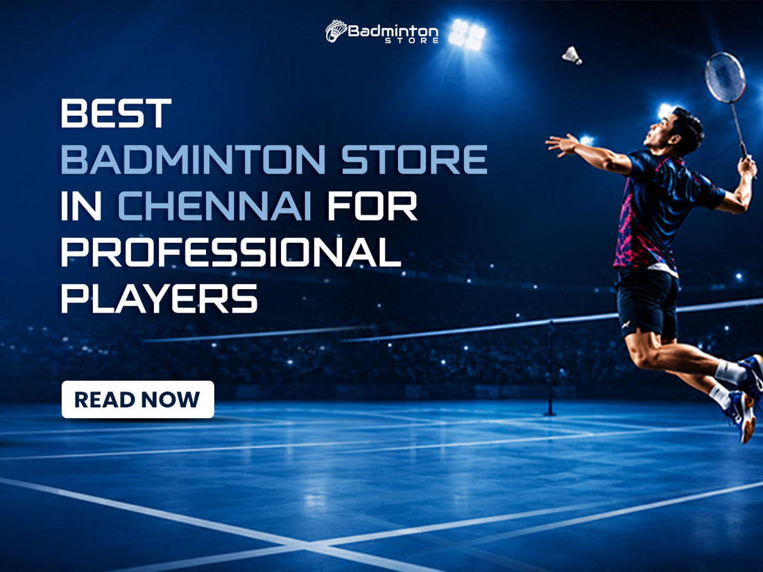 Best badminton store in Chennai - genuine rackets, shoes and equipment from Yonex, Victor and Li-Ning