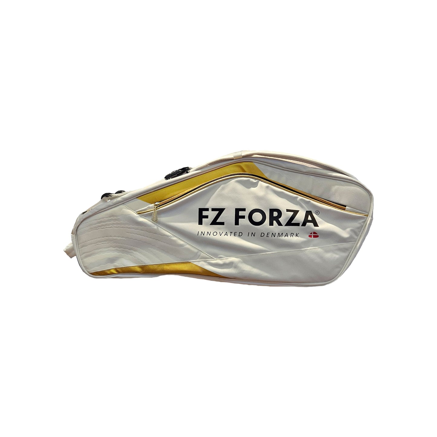FZ Forza Tour Line kitbag, black white badminton kitbag, 6 racket capacity bag, sports gear storage bag, dual compartment kitbag, FZ Forza racket bag, stylish black and white kitbag, training equipment bag, carry kitbag for matches, large capacity badminton bag
