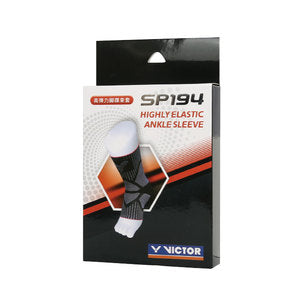 ankle compression sleeve, Victor ankle support, badminton ankle guard, black elastic ankle wrap, injury prevention gear, breathable ankle brace, nylon ankle sleeve, lightweight ankle support, ankle stability wrap, sports recovery gear, two-way compression, foot and ankle support, ankle pain relief, ankle tendon protector, athletic ankle wrap