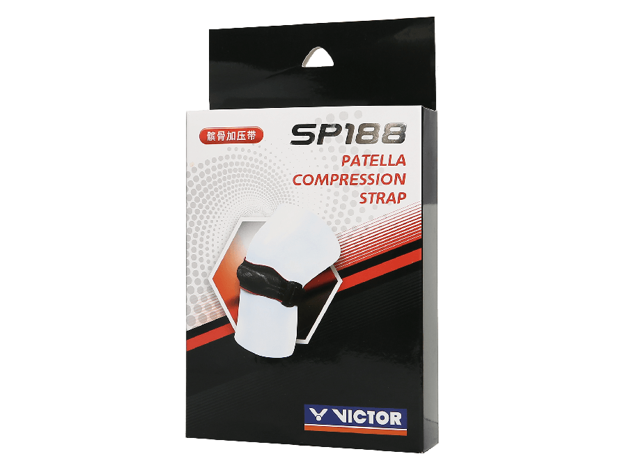 knee support strap, Victor SP188, patella compression band, badminton knee brace, arthritis relief gear, breathable knee support, joint pain recovery, ligament injury strap, black knee protector, nylon knee strap, athletic knee belt, meniscus injury aid, tendon support gear, knee stability strap, lightweight sports knee support