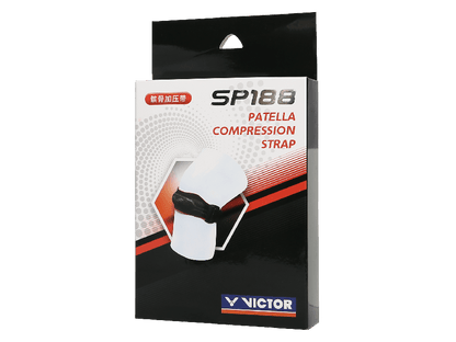 knee support strap, Victor SP188, patella compression band, badminton knee brace, arthritis relief gear, breathable knee support, joint pain recovery, ligament injury strap, black knee protector, nylon knee strap, athletic knee belt, meniscus injury aid, tendon support gear, knee stability strap, lightweight sports knee support