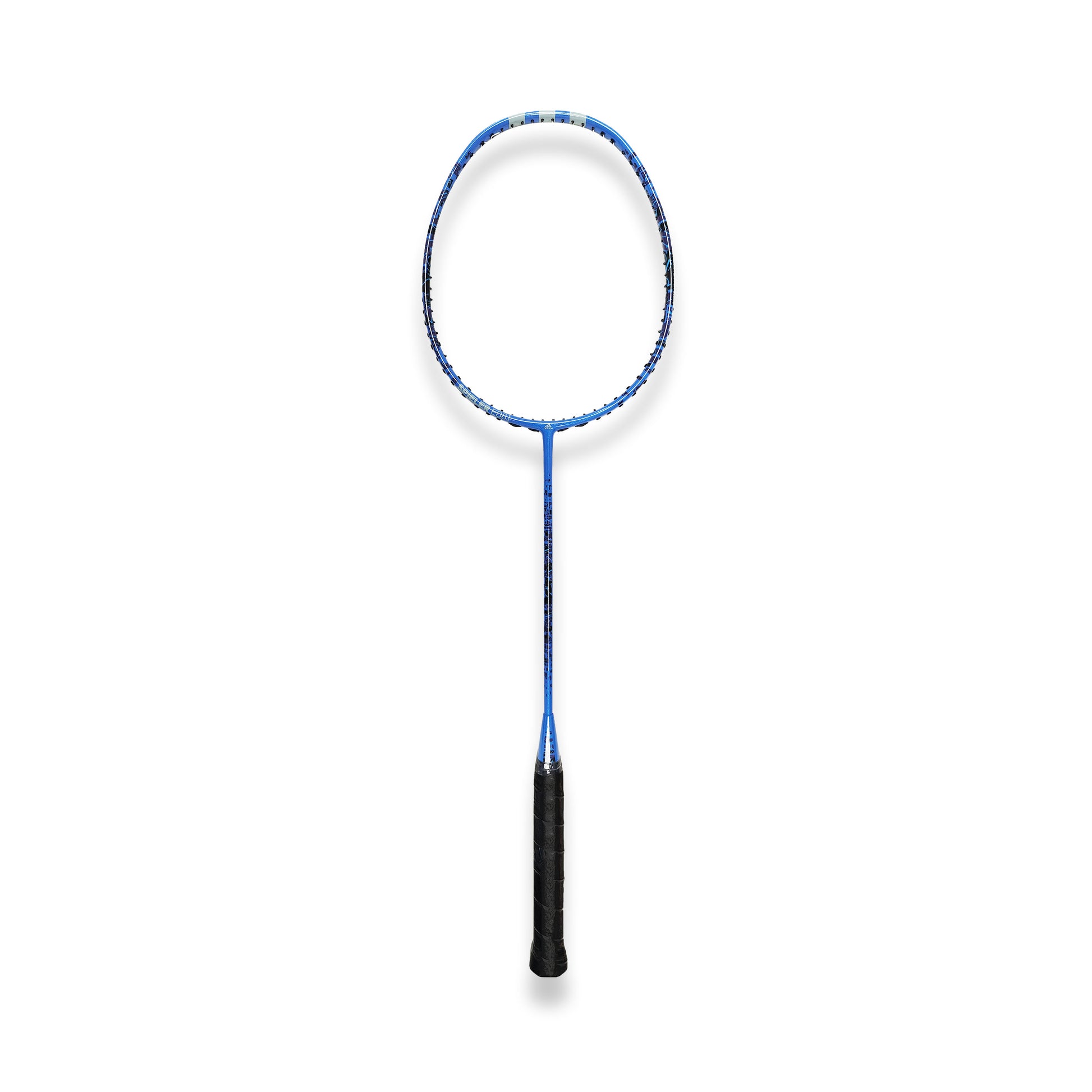 Buy Adidas Spieler E08.1 badminton racket, 4U G5, head heavy balance, SMART carbon frame, forged carbon shaft, 28 lbs string tension, medium flex, badminton racket for beginners and intermediate players, Adidas E08.1 online, professional badminton racket, Adidas badminton equipment, best Adidas racket