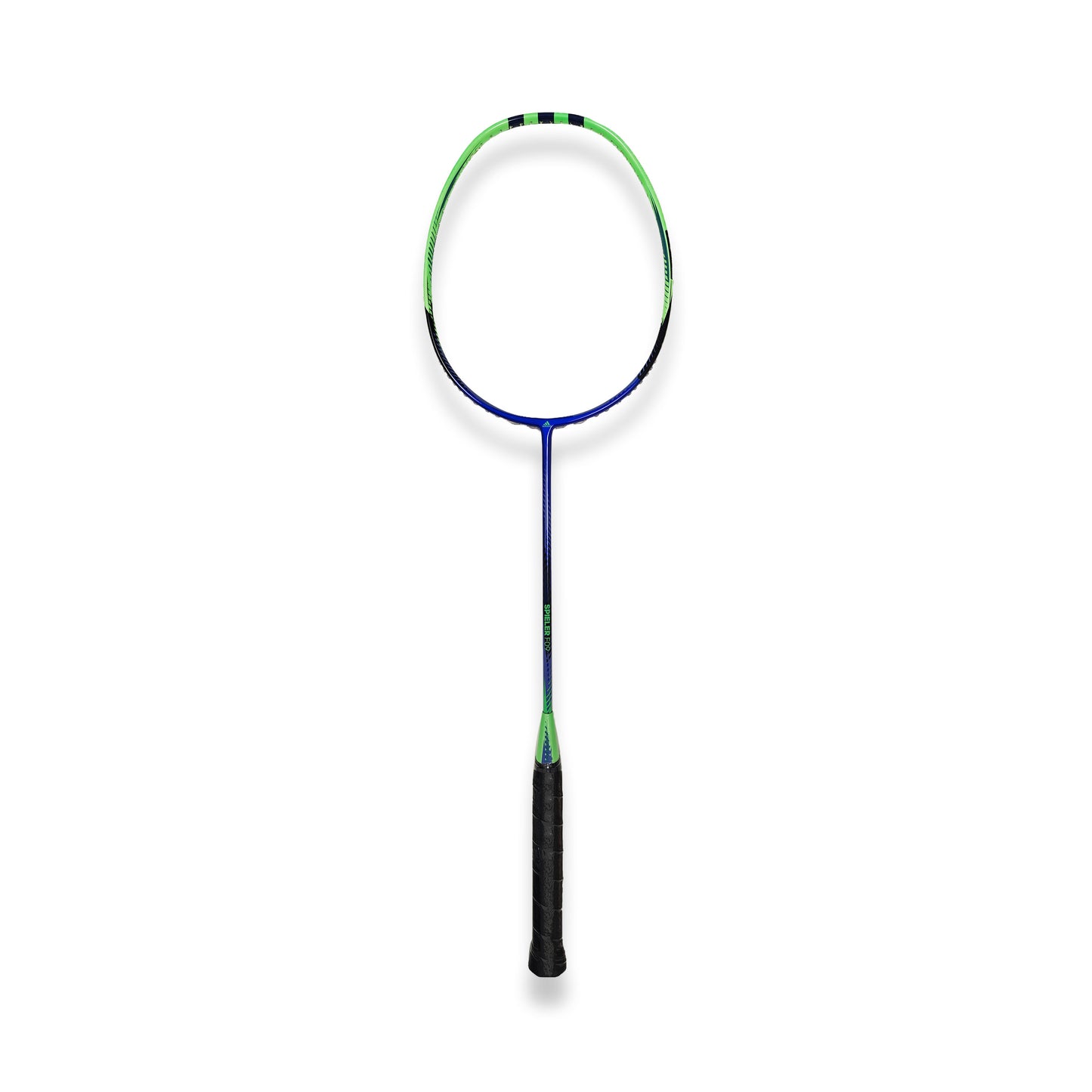 Shop Adidas Spieler F09 strung badminton racket, 5U G5, SMART carbon frame, medium shaft, 28 lbs string tension, durable racket, lightweight badminton racket India, Adidas intermediate racket, Adidas F09 best price, professional badminton racket, Adidas badminton equipment, best Adidas racket