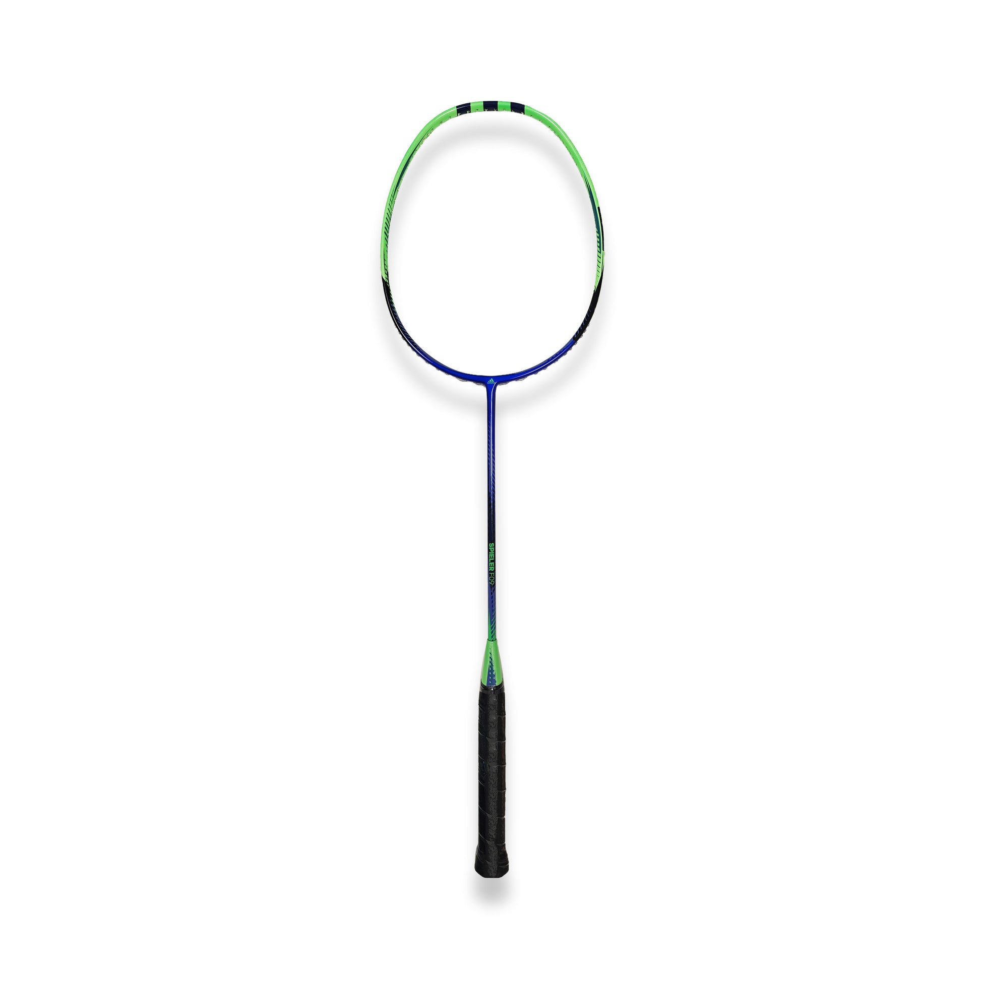 Shop Adidas Spieler F09 strung badminton racket, 5U G5, SMART carbon frame, medium shaft, 28 lbs string tension, durable racket, lightweight badminton racket India, Adidas intermediate racket, Adidas F09 best price, professional badminton racket, Adidas badminton equipment, best Adidas racket