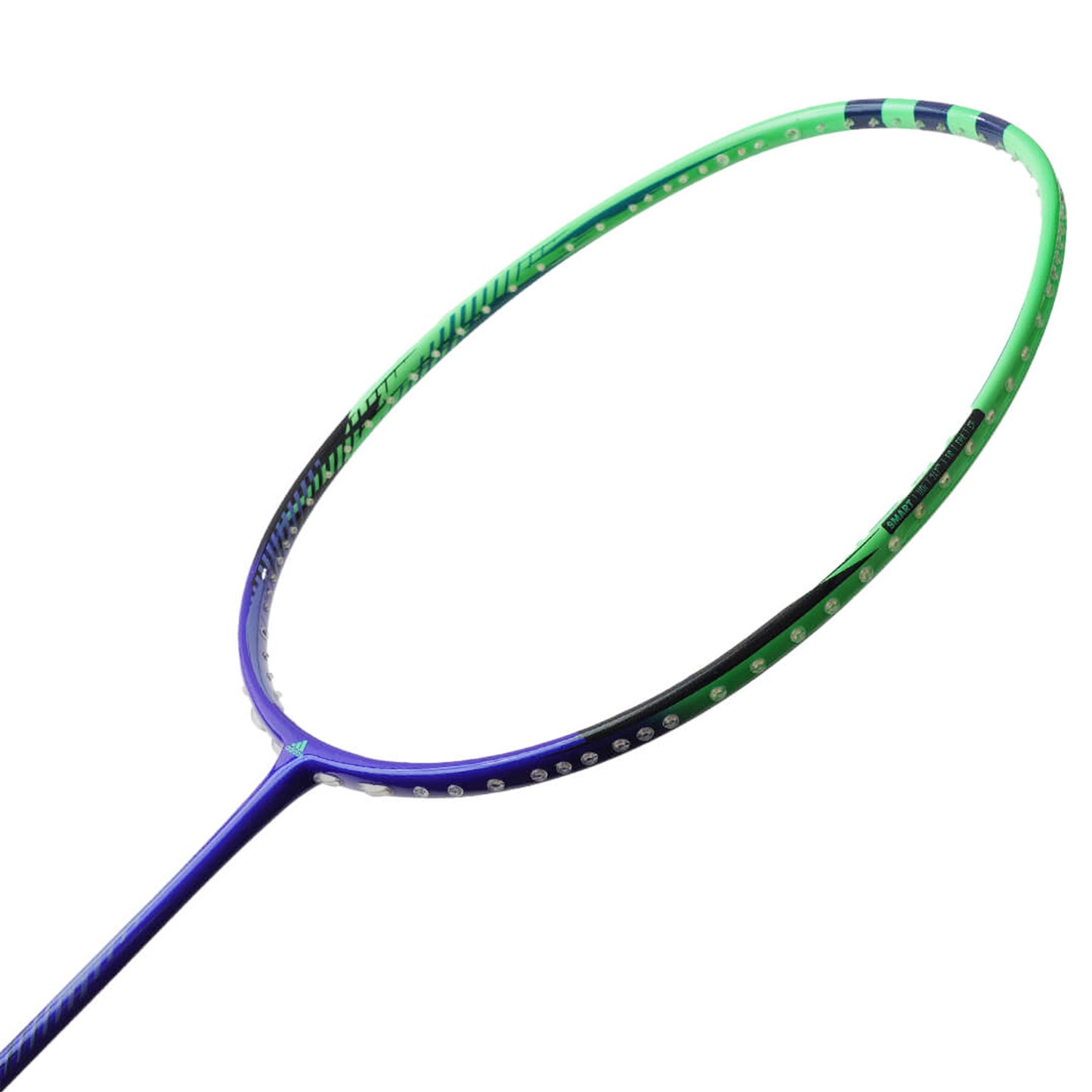 Shop Adidas Spieler F09 strung badminton racket, 5U G5, SMART carbon frame, medium shaft, 28 lbs string tension, durable racket, lightweight badminton racket India, Adidas intermediate racket, Adidas F09 best price, professional badminton racket, Adidas badminton equipment, best Adidas racket