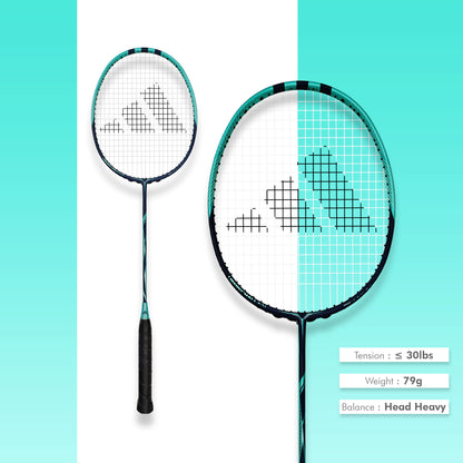 Buy Adidas Uberschall F3.1 Badminton Racket, Adidas Uberschall F3.1 unstrung racket, Adidas badminton racket 5U G5, head heavy badminton racket Adidas, Toray 30T badminton racket, Adidas intermediate racket, lightweight badminton racket Adidas, Adidas racket for agility, badminton racket 30 lbs tension Adidas, Adidas medium flex racket, Uberschall series badminton racket, Adidas unstrung racket India, badminton gear Adidas online, Adidas G5 grip badminton racket, speed badminton racket Adidas