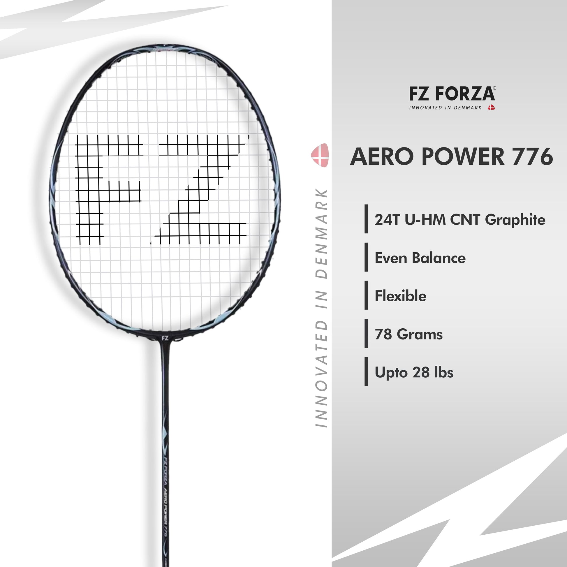 FZ Forza Aero Power 776, Aero Power 776 badminton racket, buy beginner badminton racket, 3U G5 unstrung racket, Forza Aero series, beginner friendly racket, FZ Forza entry level racket, durable badminton racket, FZ Forza 776 specs, Aero Power 776 unstrung, badminton racket for new players, shop FZ Forza Aero racket, control and power racket, 3U badminton racket India, budget friendly badminton racket, FZ Forza racket for practice, Aero Power racket review, FZ Forza badminton gear, starter badminton racket