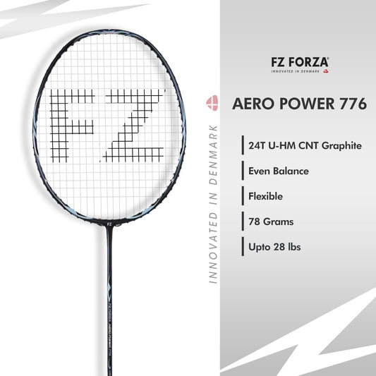 FZ Forza Aero Power 776, Aero Power 776 badminton racket, buy beginner badminton racket, 3U G5 unstrung racket, Forza Aero series, beginner friendly racket, FZ Forza entry level racket, durable badminton racket, FZ Forza 776 specs, Aero Power 776 unstrung, badminton racket for new players, shop FZ Forza Aero racket, control and power racket, 3U badminton racket India, budget friendly badminton racket, FZ Forza racket for practice, Aero Power racket review, FZ Forza badminton gear, starter badminton racket