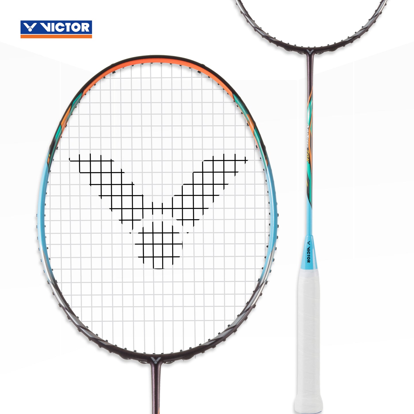 Victor Auraspeed 70K Unstrung Badminton Racket – 3U & 4U / G5 | Advanced