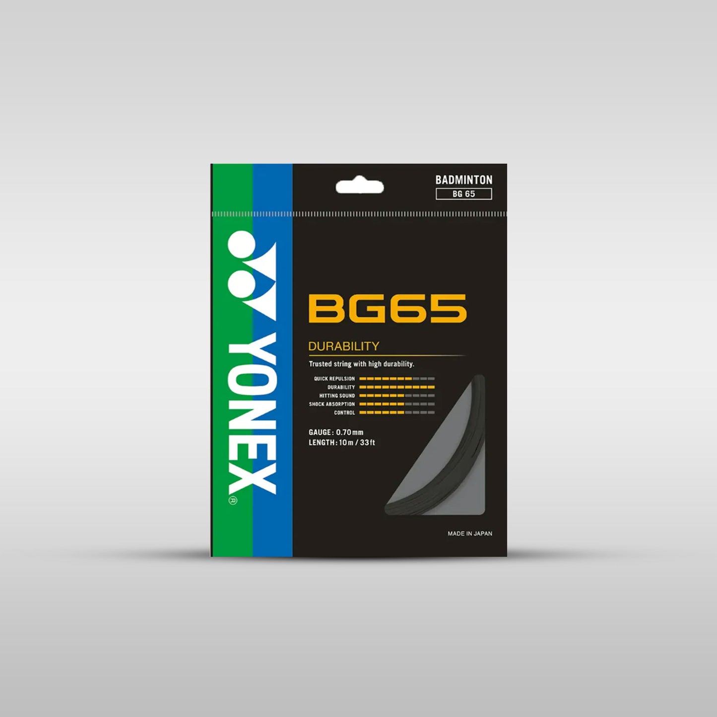 Yonex BG 65 Badminton String – High-Performance Gut