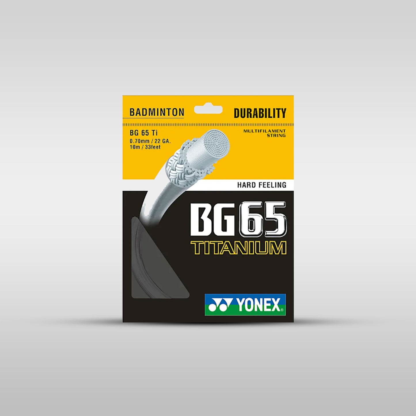 Yonex BG 65 Titanium Badminton String – Durable All-Round Performance