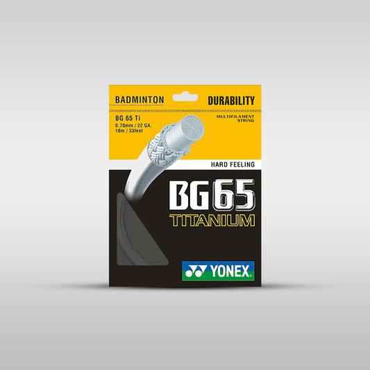 Yonex BG 65 Titanium Badminton String – Durable All-Round Performance