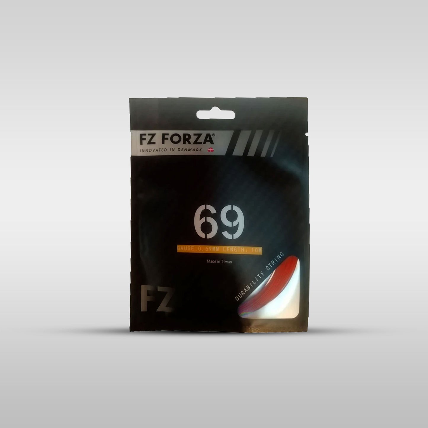 FZ 69 Badminton String – 0.69mm Soft Feeling String, 10m (Red / Black / Green / Navy Blue)