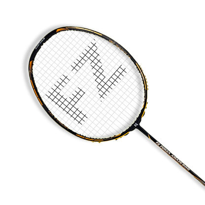 "fz forza amaze 900, amaze 900 badminton racket, strung racket for beginners, 4U G4 racket, beginner friendly badminton gear, black badminton racket, forza amaze series, lightweight all-round racket, badminton practice racket, all-purpose badminton racket, training racket for kids, control racket for starters, head-light beginner racket, g4 grip badminton racket, badminton gear india, graphite composite racket, blue strung racket, lightweight entry racket, indoor play racket, beginner player badminton gear
