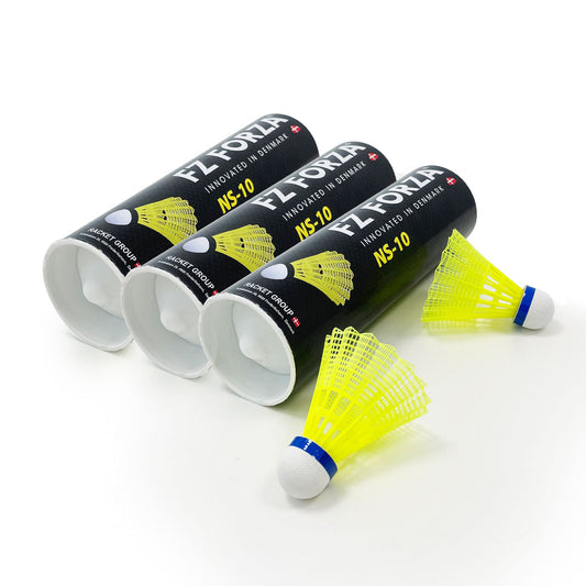 fz forza ns10 shuttlecock, nylon shuttlecock, medium speed shuttle, 77 speed shuttle, fz forza shuttle 6 pack, training shuttlecock, badminton shuttlecocks, synthetic feather shuttle, durable shuttlecock, practice shuttlecock, club level shuttlecock, buy shuttle online, nylon cork shuttle, fz forza accessories, badminton gear, intermediate shuttlecock, badminton shuttle for training, shuttle for synthetic courts, nylon head shuttlecock, shuttlecocks for club matches