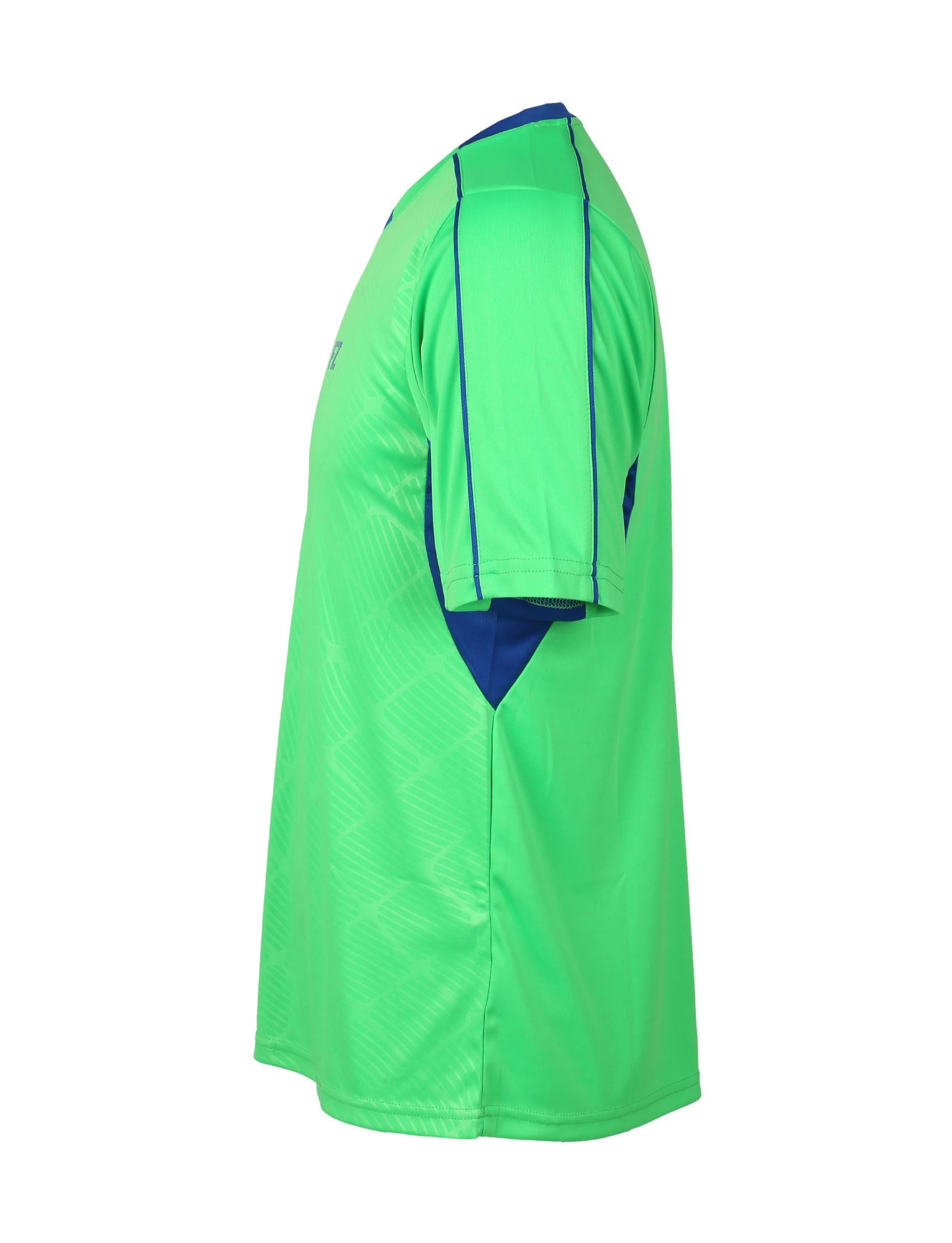 junior badminton t-shirt, green badminton shirt, FZ Forza Barcelona tee, Dryforze kids t-shirt, Toucan Green sportswear, unisex junior courtwear, breathable badminton tee, anti-pilling junior shirt, polyester kids t-shirt, lightweight court shirt, stretchable badminton top, moisture-wicking tee, kids athletic shirt, training t-shirt for juniors, Dryforze performance wear