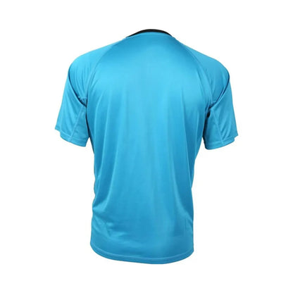 junior badminton t-shirt blue, Atomic Blue t-shirt kids, FZ Forza Bling t-shirt, lightweight kids’ court shirt, stretchable junior badminton wear, breathable children’s badminton tee