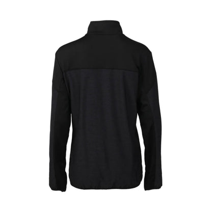 women’s black badminton jacket, FZ Forza Brace jacket, buy women’s court jacket black, Dryforze black jacket women, stretchable athletic jacket, breathable badminton jacket