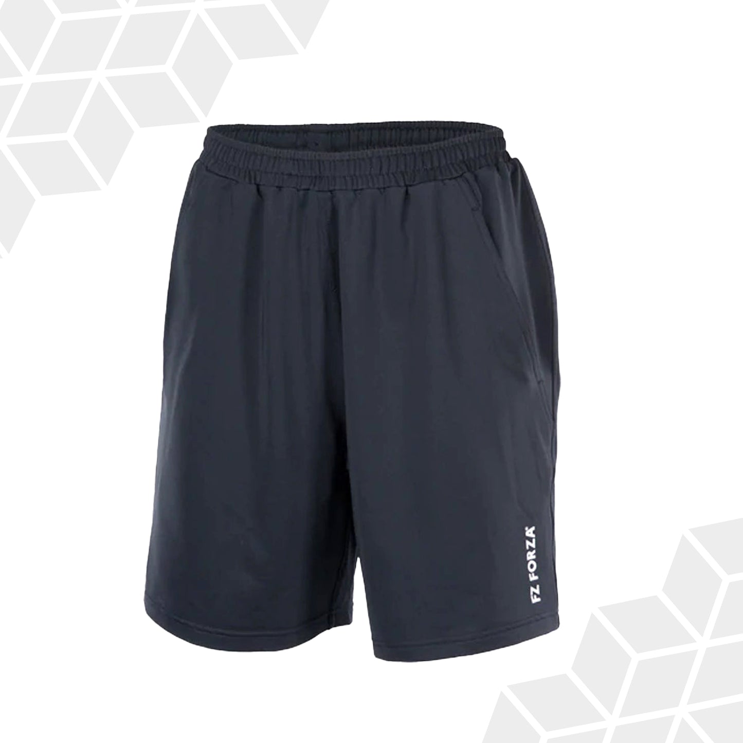 FZ Forza Goose shorts, black men’s badminton shorts, moisture-wicking badminton shorts, Dryforze performance shorts, anti-static men’s sportswear, stretchable black shorts, high-performance men’s shorts, breathable training shorts, pilling-resistant shorts, quick-dry badminton shorts, lightweight sports shorts, men’s black Dryforze gear, durable polyester shorts, court motion shorts, elite badminton shorts