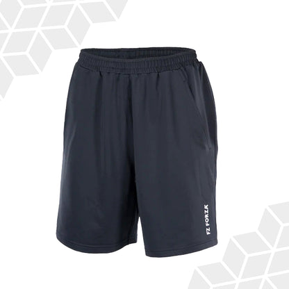 FZ Forza Goose shorts, black men’s badminton shorts, moisture-wicking badminton shorts, Dryforze performance shorts, anti-static men’s sportswear, stretchable black shorts, high-performance men’s shorts, breathable training shorts, pilling-resistant shorts, quick-dry badminton shorts, lightweight sports shorts, men’s black Dryforze gear, durable polyester shorts, court motion shorts, elite badminton shorts