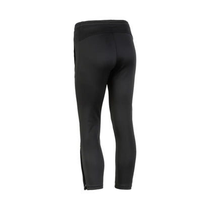 junior badminton pants, black badminton trousers, FZ Forza Perry pant, Dryforze kids pants, stretchable courtwear, anti-static sports pants, junior training wear, breathable badminton pants, polyester junior pants, athletic kids bottom, moisture-wicking trousers, unisex badminton pants, junior sportswear, black athletic pants, badminton outfit for boys