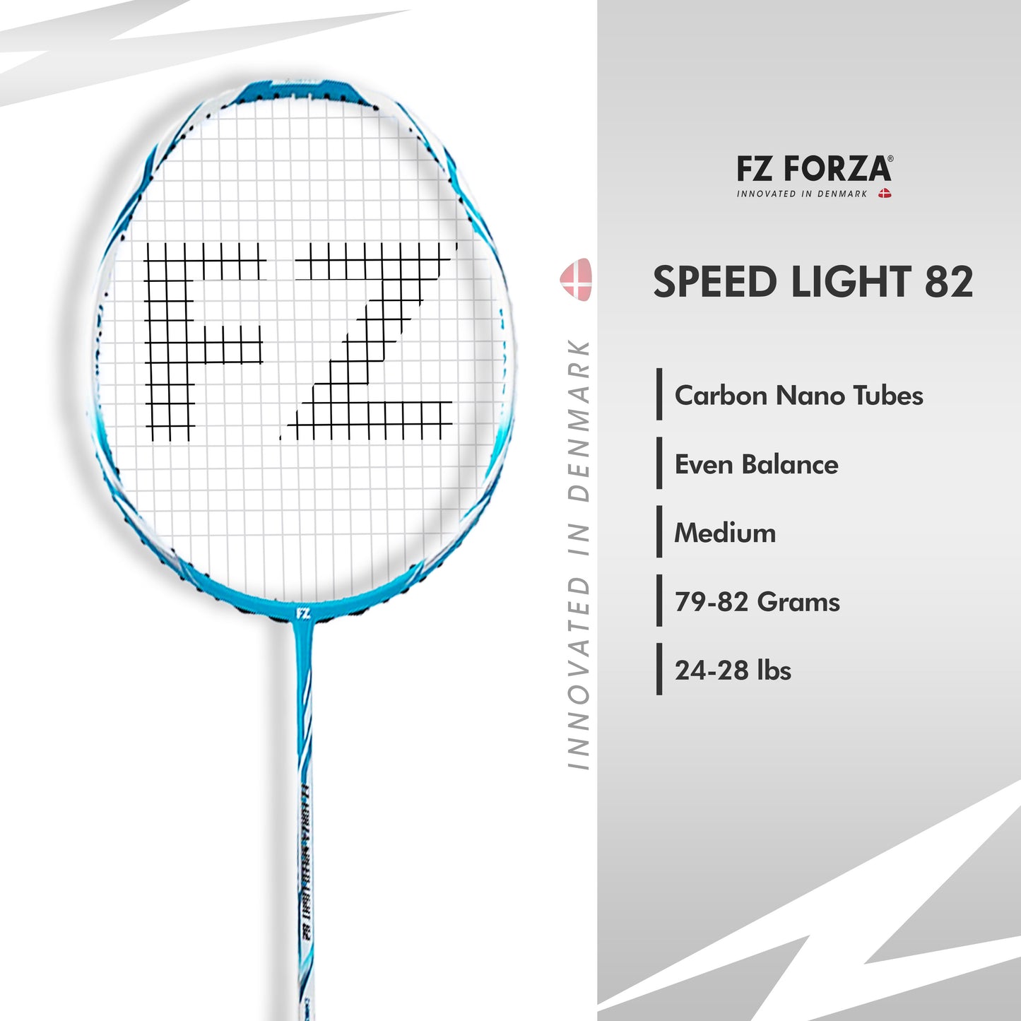 fz forza speed light 82, speed light 82 badminton racket, beginner racket, strung 4U G5 racket, lightweight training racket, easy handling badminton racket, head-light balance racket, racket for young players, control-focused badminton racket, graphite composite racket, black and red racket, starter level badminton gear, g5 grip racket, practice racket for kids, indoor play racket, racket for early learners, badminton equipment india, forza beginner series, badminton gear under 5U, speed and control racket