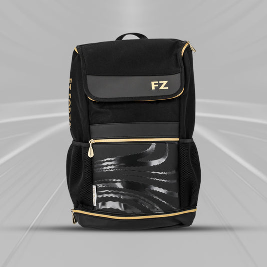 FZ Forza Tour backpack, black badminton backpack, lightweight sports backpack, single compartment bag, badminton gear bag, compact travel backpack, men’s and women’s sports bag, training backpack for badminton, durable FZ Forza backpack, racket carry bag, athletic black backpack, spacious racket bag, sports equipment bag, court travel pack