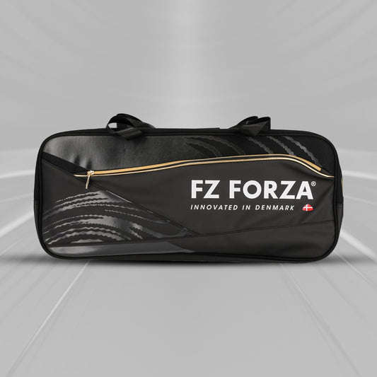 FZ Forza thermal kitbag, Tour Line thermal badminton bag, black white thermal bag, badminton gear with insulation, racket protection bag, two compartment kitbag, thermo bag for tournaments, large capacity FZ Forza bag, insulated racket bag