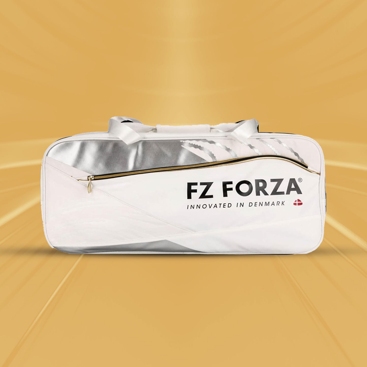 FZ Forza thermal kitbag, Tour Line thermal badminton bag, black white thermal bag, badminton gear with insulation, racket protection bag, two compartment kitbag, thermo bag for tournaments, large capacity FZ Forza bag, insulated racket bag
