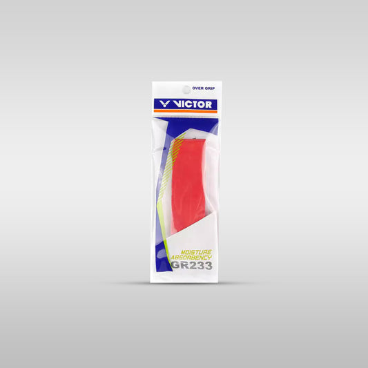 Victor GR233 Moisture Absorbent Badminton Overgrip – Polyurethane, Made in Taiwan (8 Colours)