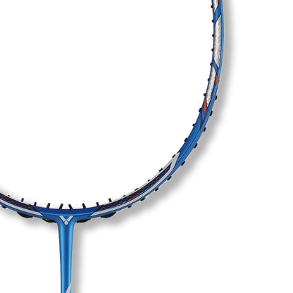 Jet Speed-12II F racket, high tension racket, graphite shaft, TR+ nano fortify technology, stiff shaft, professional badminton racket, advanced graphite frame, high performance racket, lightweight 4U racket, fast responsive shots, durable badminton racket, competitive sports gear, tournament racket, string tension control, flexible shaft