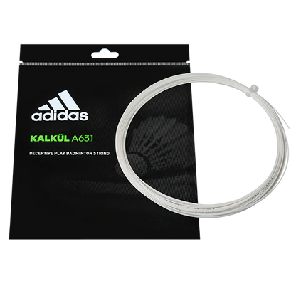 Buy Adidas Kalkul A63.1 String, Shop Adidas Kalkul Badminton String, Adidas Kalkul A63.1 Racket String, High Tension Badminton String Adidas, Adidas Badminton String for Power, Durable Adidas Kalkul String, Best String for Badminton Rackets, Buy Adidas String Online, Precision Control Badminton String, Adidas Kalkul 63 Badminton String, Adidas Badminton Gear String, Shop Adidas Racket Accessories, Buy Adidas String for Badminton, Adidas High Performance String, Badminton Racket String Adidas Kalkul