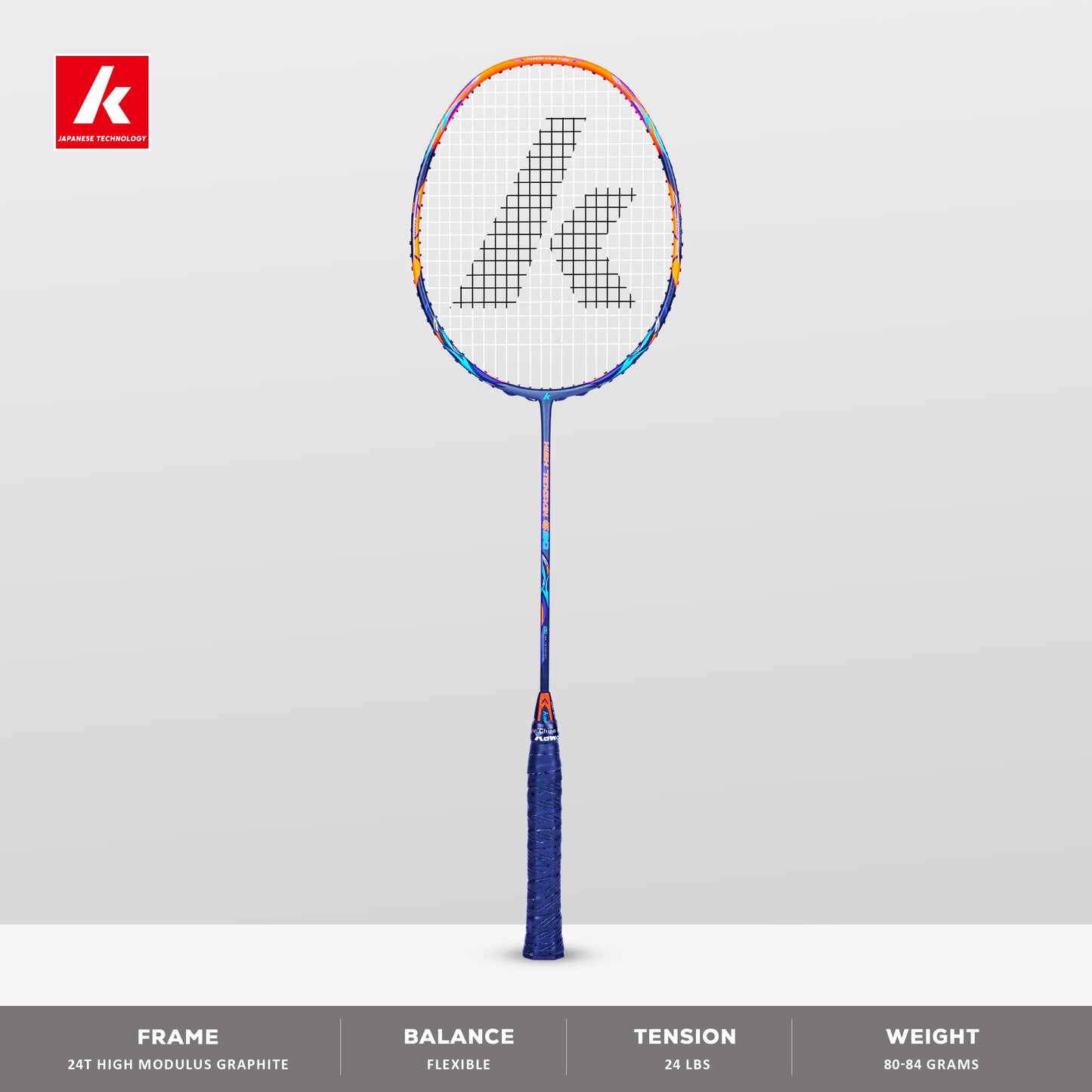 kawasaki high tension g30, head heavy racket, 4U badminton racket, 35 lbs string tension racket, graphite badminton racket,  badminton racket, advanced racket badminton, powerful badminton racket, kawasaki racket india, racket for hard hitters, 24T graphite frame, 24T medial shaft, kawasaki racket 4U G1, durable badminton racket, racket for aggressive play, badminton racket for professionals, buy head heavy racket, badminton racket with control, badminton racket string tension, kawasaki high tension series