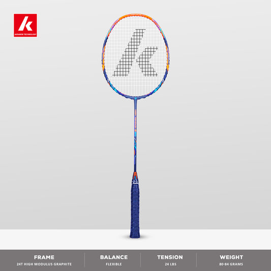 kawasaki high tension g30, head heavy racket, 4U badminton racket, 35 lbs string tension racket, graphite badminton racket,  badminton racket, advanced racket badminton, powerful badminton racket, kawasaki racket india, racket for hard hitters, 24T graphite frame, 24T medial shaft, kawasaki racket 4U G1, durable badminton racket, racket for aggressive play, badminton racket for professionals, buy head heavy racket, badminton racket with control, badminton racket string tension, kawasaki high tension series