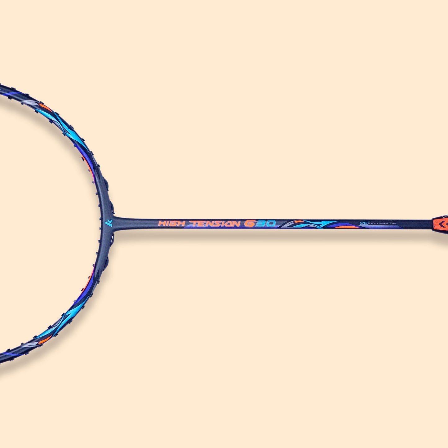 kawasaki high tension g30, head heavy racket, 4U badminton racket, 35 lbs string tension racket, graphite badminton racket, badminton racket, advanced racket badminton, powerful badminton racket, kawasaki racket india, racket for hard hitters, 24T graphite frame, 24T medial shaft, kawasaki racket 4U G1, durable badminton racket, racket for aggressive play, badminton racket for professionals, buy head heavy racket, badminton racket with control, badminton racket string tension, kawasaki high tension series