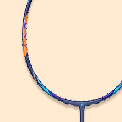 kawasaki high tension g30, head heavy racket, 4U badminton racket, 35 lbs string tension racket, graphite badminton racket, badminton racket, advanced racket badminton, powerful badminton racket, kawasaki racket india, racket for hard hitters, 24T graphite frame, 24T medial shaft, kawasaki racket 4U G1, durable badminton racket, racket for aggressive play, badminton racket for professionals, buy head heavy racket, badminton racket with control, badminton racket string tension, kawasaki high tension series