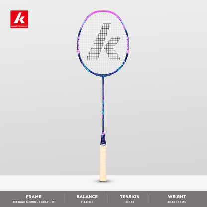 kawasaki high tension g30, head heavy racket, 4U badminton racket, 35 lbs string tension racket, graphite badminton racket,  badminton racket, advanced racket badminton, powerful badminton racket, kawasaki racket india, racket for hard hitters, 24T graphite frame, 24T medial shaft, kawasaki racket 4U G1, durable badminton racket, racket for aggressive play, badminton racket for professionals, buy head heavy racket, badminton racket with control, badminton racket string tension, kawasaki high tension series