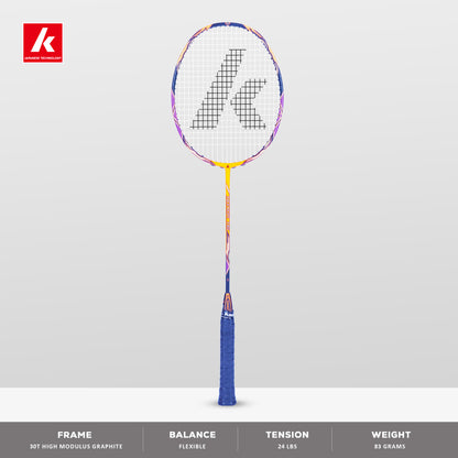 kawasaki honor h6, even balance badminton racket, graphite shaft racket, intermediate badminton racket,4U racket unstrung, racket for beginners, badminton racket india, kawasaki graphite racket, 30T graphite badminton racket, 18–30 lbs tension racket, badminton training racket,  racket 4U G1, badminton gear, badminton racket graphite, balanced racket for accuracy, kawasaki sports equipment, beginner badminton racket, racket for precision play, badminton racket for improving players, entry level racket